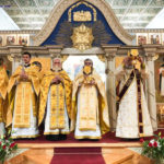 Богослужение в праздник Собора всех святых, в земле Русской просиявших
