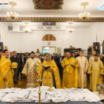 Собор благоукрашается: освящен комплект облачений для священнослужителей