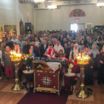 Праздничное богослужение в Русской Православной Церкви в Бруклине в день Покрова Богородицы