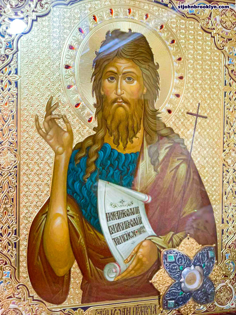 На праздник собора пророка Иоанна Предтечи наибольшая русская церковь в Бруклине отметила престольный праздник