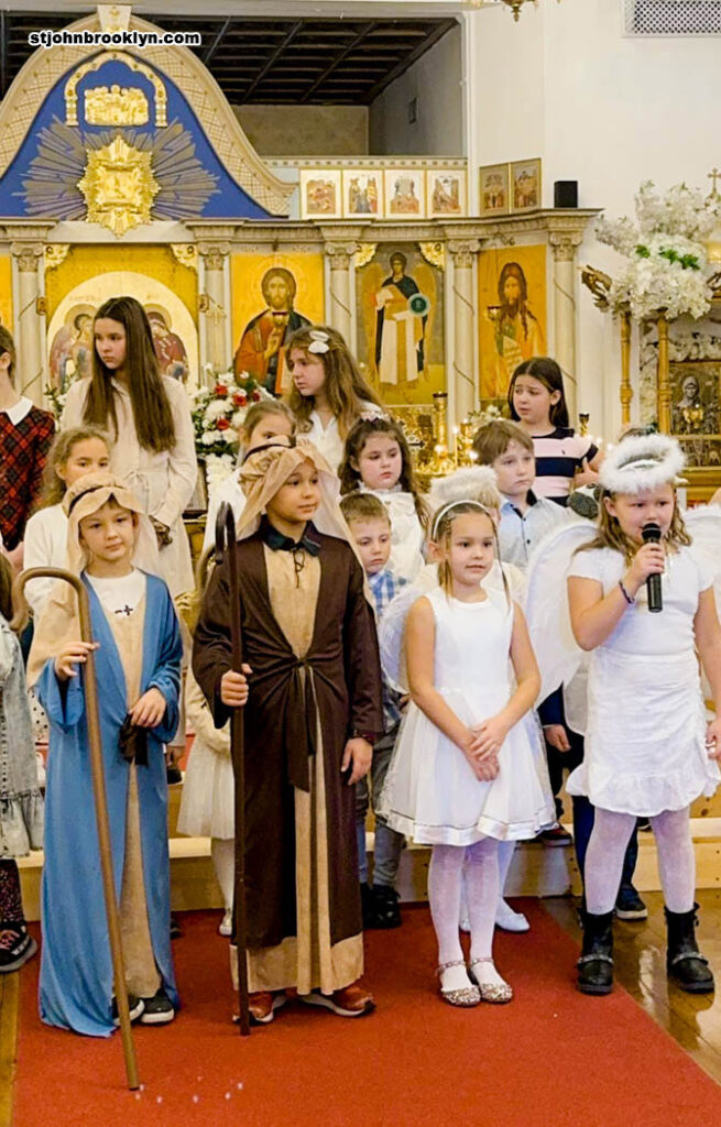 Воскресная школа: в Бруклинском соборе детский концерт к празднику Рождества Христова