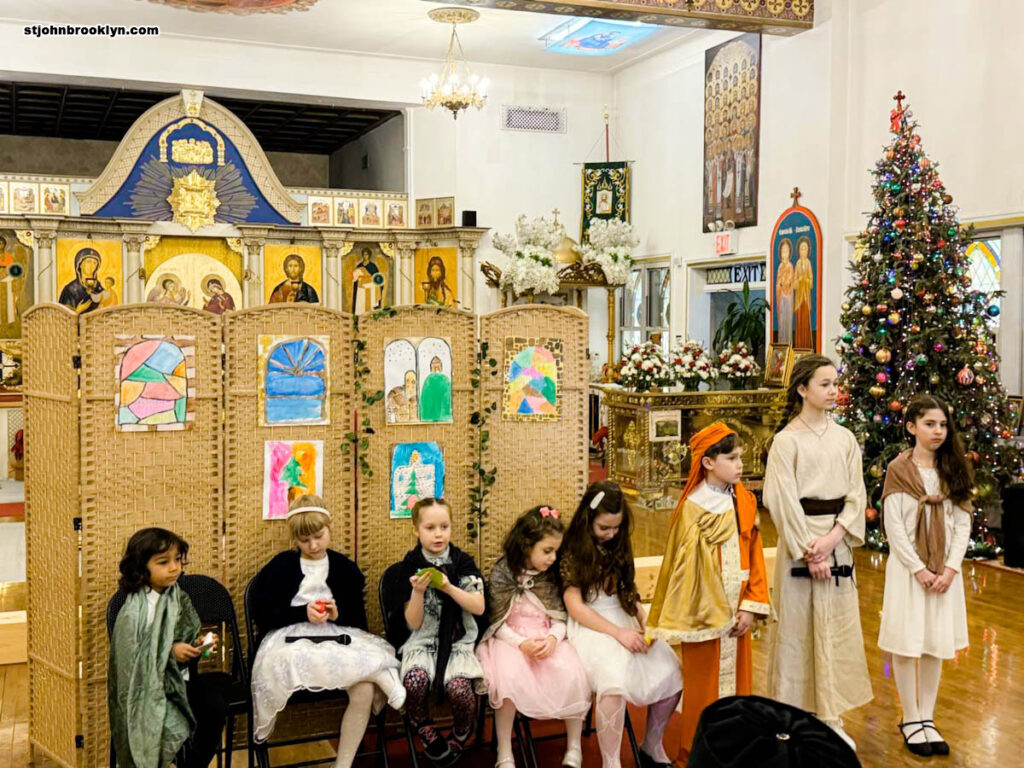Воскресная школа: в Бруклинском соборе детский концерт к празднику Рождества Христова