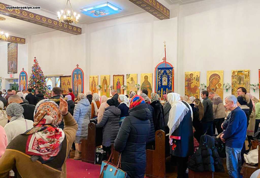 В Бруклинском соборе молитвенно отметили праздник Обрезание Господня и память святителя Василия Великого