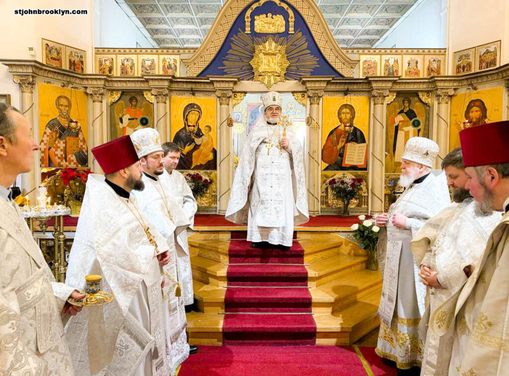 Соборной молитвой отметили престольный праздник Иоанно-Предтеченского храма в Бруклине