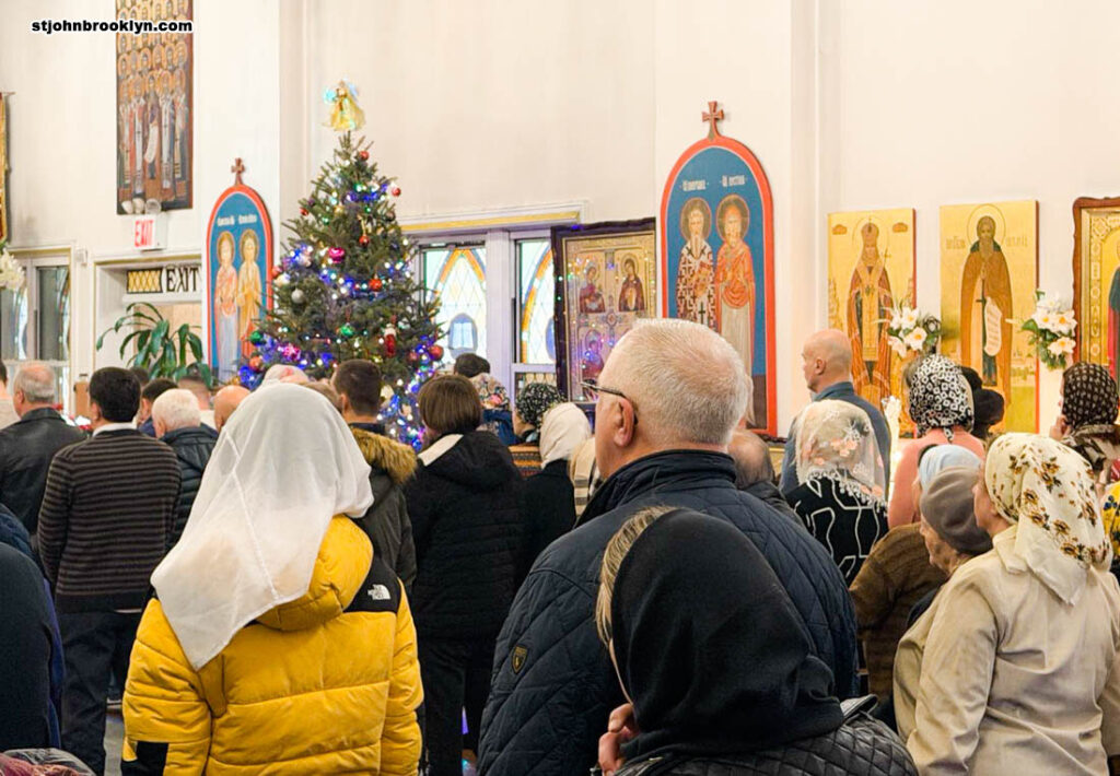 Крещение Господне торжественно отметили в Иоанно-Предтеченском соборе Бруклина