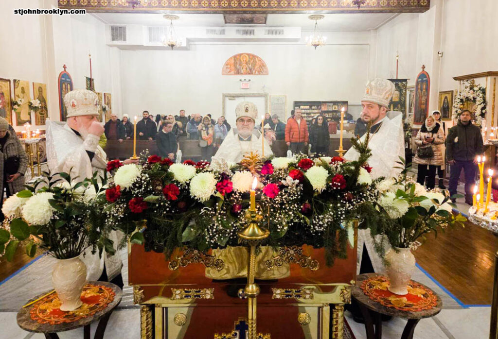 Крещение Господне торжественно отметили в Иоанно-Предтеченском соборе Бруклина