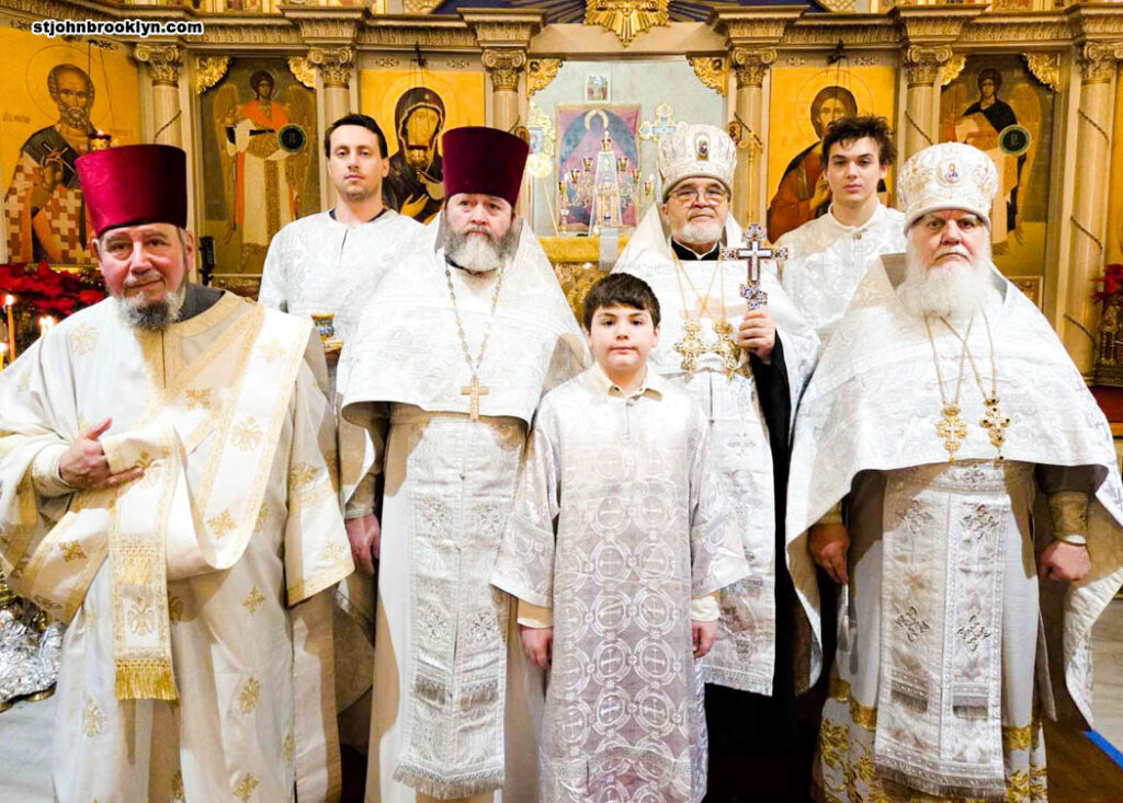 Праздничными богослужениями в Иоанно-Предтеченском соборе в Бруклине отметили Рождество Христово