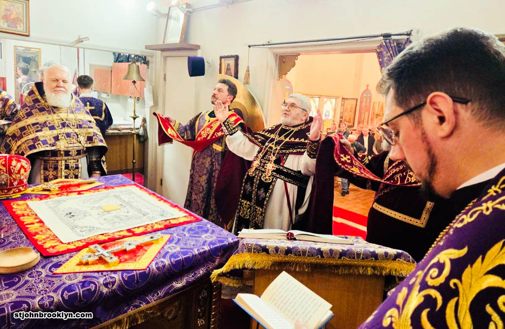 В Соборе святого Иоанна Предтечи в Бруклине молитвенно отметили Неделю Торжества Православия