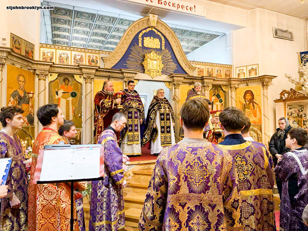 В Соборе святого Иоанна Предтечи в Бруклине молитвенно отметили Неделю Торжества Православия