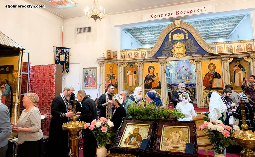 В православной церкви в Бруклине совершено Таинство Соборования