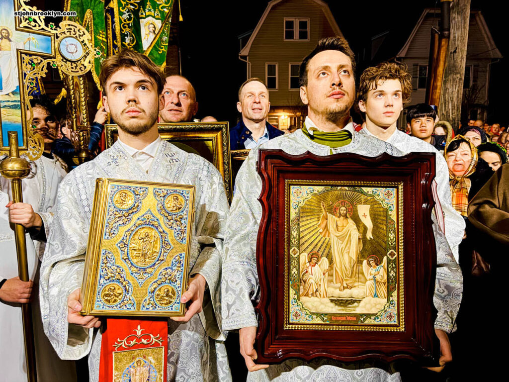Пасха в Бруклине: Светлое Христово Воскресение торжественно отметили в Иоанно-Предтеченском соборе