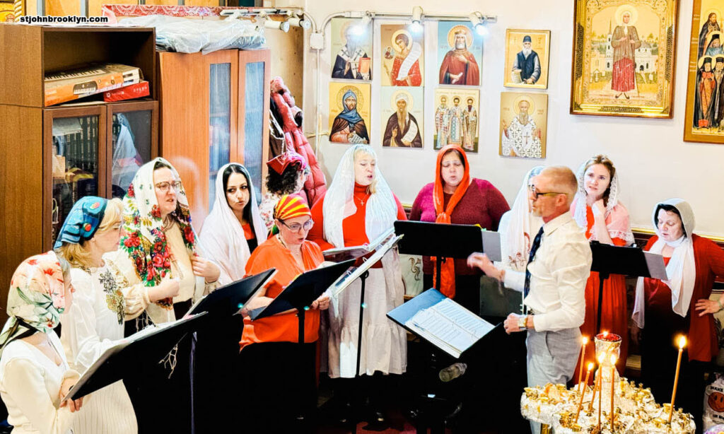 Пасха в Бруклине: Светлое Христово Воскресение торжественно отметили в Иоанно-Предтеченском соборе