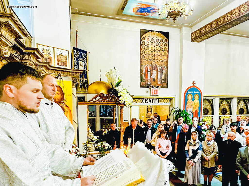 Пасха в Бруклине: Светлое Христово Воскресение торжественно отметили в Иоанно-Предтеченском соборе