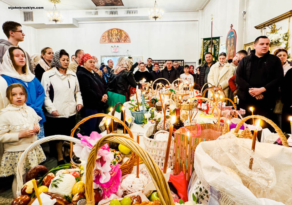Пасха в Бруклине: Светлое Христово Воскресение торжественно отметили в Иоанно-Предтеченском соборе