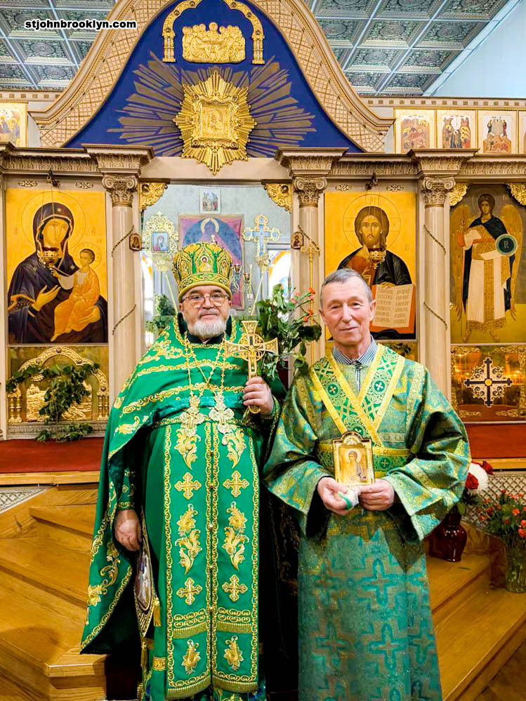 В Иоанно-Предтеченском соборе в Бруклине молитвенно отметили праздник Святой Троицы — Пятидесятницу