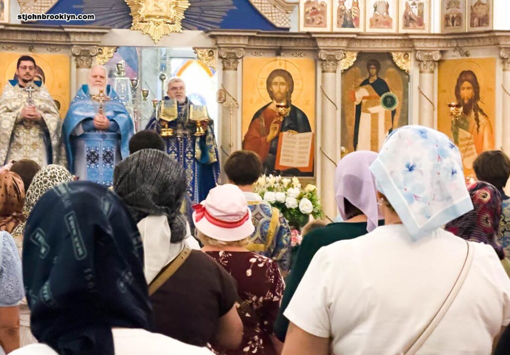 Праздник Успения Пресвятой Богородицы отметили в православном соборе в Бруклине